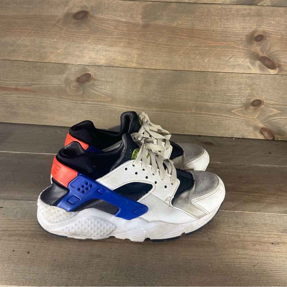 Nike air huarache kids youth size 5.5 Y shoes white athletic running sneakers - Picture 2 of 8